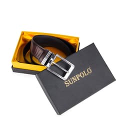 Thumbnail Dây Nịt Nam Da Bò Khóa Kim Cao Cấp SUNPOLO - BSMK36 4