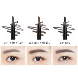 Thumbnail Set kẻ mắt + kẻ viền chân mày FOCALLURE siêu mịn lâu trôi 3
