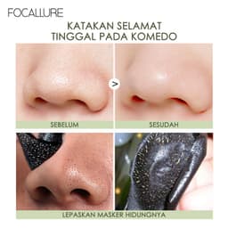 Thumbnail Miếng dán lột mụn FOCALLURE làm sạch sâu hỗ trợ giảm mụn đầu đen cho vùng mũi 10g / miếng 3