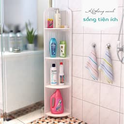 Thumbnail Kệ góc nhà tắm 4 tầng chống nước thương hiệu IGA 2