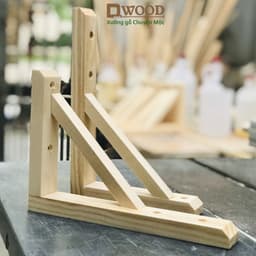 Thumbnail Cặp chân kệ gỗ Dwood treo tường chịu lực tốt 1