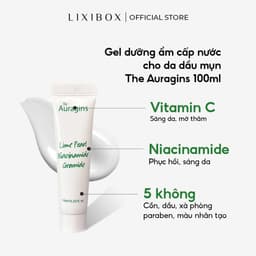 Thumbnail Gel dưỡng ẩm ngừa mụn, giảm thâm The Auragins Skin Rescue Brightening Gel Cream 10ml 1