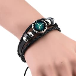 Thumbnail Vòng Tay CRRJU 006 Thiết Kế Kiểu Dây Bện Thời Trang Hàn Quốc Cho Nam Nữ 1
