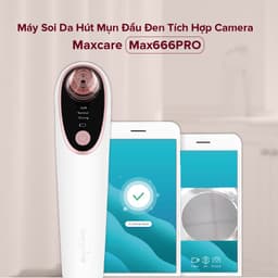 Thumbnail Máy hút mụn đầu đen tích hợp CAMERA SOI DA TÌM MỤN ẩn Zoom X20 Maxcare Max666PRO cao cấp Kết nối App 3