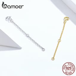 Thumbnail BAMOER Đầu Nối Mở Rộng Vòng cổ Bằng Bạc 925 Cao Cấp 2
