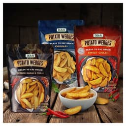 Thumbnail Khoai Tây Sấy Ít Béo Vị Ớt Ngọt 100g DJ&A - Thích hợp ăn chay - Sweet Chilli Potato Wedges - Giảm Cân Ăn Được 2