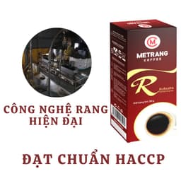 Thumbnail Cà phê Robusta (R) cafe rang xay pha phin nguyên chất - Mê Trang Hộp 250g hút chân không 4
