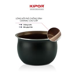 Thumbnail Nồi cơm điện KIPOR KP-N55918-1.8L-Lòng nồi niêu chống dính CERAMIC chống trầy xước dầy 3mm-Bảo hành tại nhà 12 tháng 3