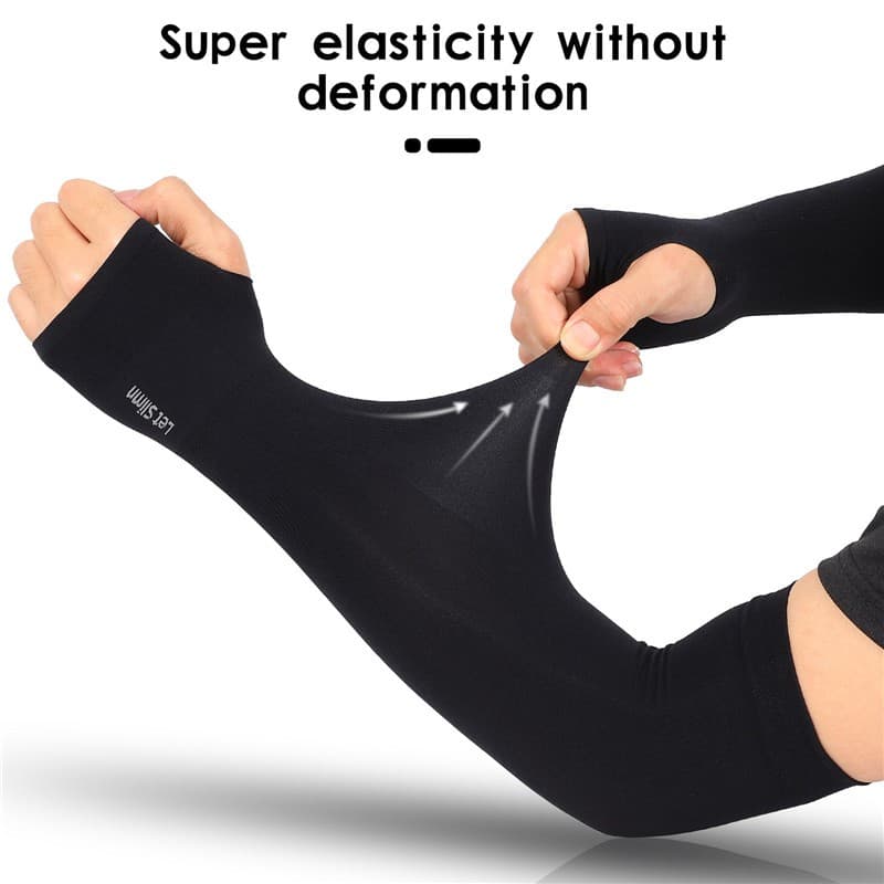 Ảnh Găng ống tay áo WEST BIKING bằng vải lạnh chống tia UV thích hợp khi đi xe đạp 3