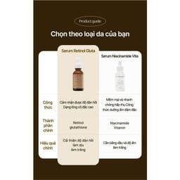 Thumbnail Bộ đôi Serum Retinol & Niacinamide Dưỡng Trắng Da Chống Lão Hóa Cao Cấp BERGAMO 2