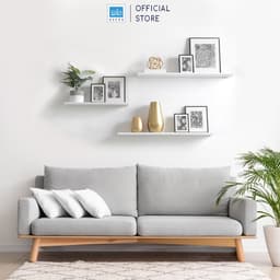 Thumbnail Kệ Ngang Rộng 20cm, Dài 40/60/80cm, Thanh Gỗ 17mm Decor Trang Trí Treo Tường KT003 1
