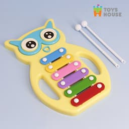 Thumbnail Đàn gõ Xylophone cho bé hình cú mèo đáng yêu Toyshouse- Dụng cụ phát triển năng khiếu C601 1