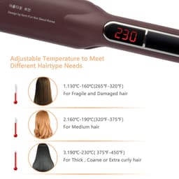Thumbnail Máy Duỗi Tóc Ubeator Tấm Gốm Nổi 3D Làm Nóng Nhanh Bản Rộng/Hẹp Kiểu Hàn Quốc 4