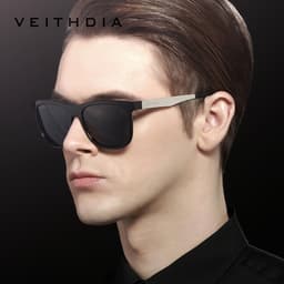 Thumbnail Kính mát VEITHDIA gọng vuông chất liệu TR90 chống tia UV400 phong cách thể thao thời trang cho nam nữ 6110 4
