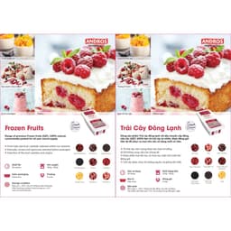 Thumbnail Trái Mọng Đỏ Tổng Hợp Đông Lạnh - Không chất bảo quản - Trái cây đông lạnh ANDROS IQF (Chỉ giao HCM) 4