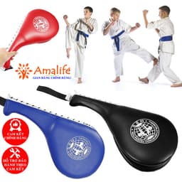 Thumbnail Đích Đá Tập Võ Thuật Cầm Tay Taekwondo, Vovinam, Karatedo Bằng Da PU Cao Cấp Cho Trẻ Em - Người Lớn Hãng Amalife 2