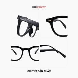 Thumbnail Gọng kính thời trang DOKCRAZY GATI Nhựa sinh học Cao Cấp, Chống ánh sáng xanh, tia UV400, Unisex 3