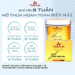Thumbnail Kem Tan Mỡ Bụng Tabaha 250g Tặng Màng Quấn Bụng Giảm Mỡ 1