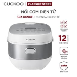 Thumbnail Nồi cơm điện tử Cuckoo 1.08L CR-0690F nhiều chế độ nấu,- Bảo hành 2 năm 1