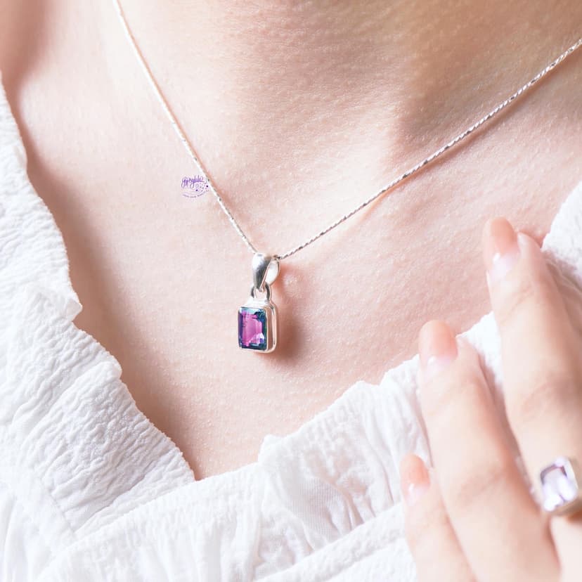 Ảnh Dây Chuyền Bạc 925 Sợi Trơn Đơn Giản Không Kèm Mặt SP002150 Gypsy.lala 2