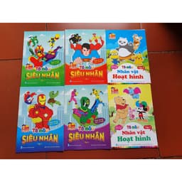 Thumbnail Sách - Tô Màu Siêu Nhân Dành Cho Bé 2-6 Tuổi (6 Cuốn) 4