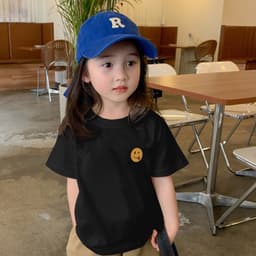 Thumbnail Áo Thun Cộc Tay Bé Gái Bé Trai BabyBoo IN Hình Labubu Nhỏ,Gấu Losto Cotton 100% Thoáng Mát- PiBo Store-CTCT 2