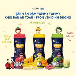 Thumbnail Bánh ăn dặm MAEIL Yommy Yommy Hàn Quốc hữu cơ dễ tan trong miệng bổ sung canxi cho bé 42g 2