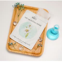 Thumbnail Mặt Nạ Giấy Dưỡng Trắng Mờ Thâm Mụn - Chiết Xuất Hoa Nhung Tuyết RIORI HANA 3