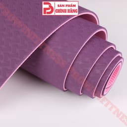 Thumbnail Thảm 0.8cm định tuyến cao cấp tập Yoga, gym, thể dục thể thao, chất liệu cao su non Prowin fitness 3
