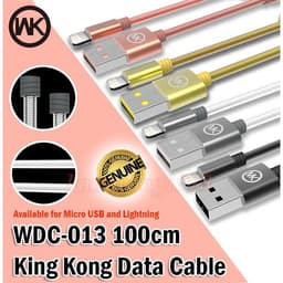 Thumbnail Cáp sạc hỗ trợ sạc nhanh cao cấp WEKOMRE WDC-013 - hộp kim loại, thân dây lò xò độc đáo 2