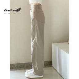 Thumbnail Quần baggy kaki suông Chollima QD045 basic nhiều màu,mặc mát, dễ phối đồ phong cách trẻ hàn quốc 2