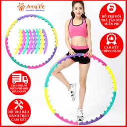 Thumbnail Vòng Lắc Eo Giảm Mỡ Bụng – Bộ Vòng Tập Gym Tạo Eo Thon Thông Minh - Massage Giảm Mỡ Bụng - Hàng Chính Hãng Amalife 1