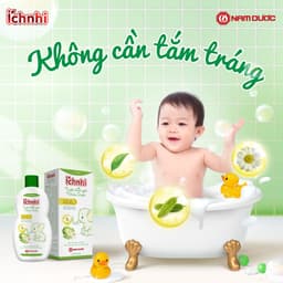 Thumbnail Nước tắm gội thảo dược Ích Nhi lọ 230ml (0-3 tuổi) bảo vệ bé suốt 24h ngừa rôm sảy, hăm da, mẩn ngứa 4