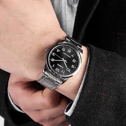 Thumbnail Đồng hồ nam dây kim loại chính hãng Casio MTP-V001D-1BUDF 1