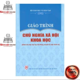 Thumbnail Sách - Giáo trình Chủ nghĩa xã hội khoa học (Dành cho bậc Đại học hệ không chuyên Lý luận chính trị) 1