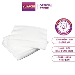 Thumbnail Bông tẩy trang cao cấp Yusachi Suzuran 200 miếng 100% Cotton 4