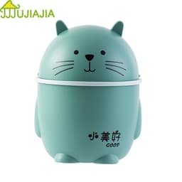 Thumbnail Thùng rác mini JUJIAJIA dễ thương sáng tạo có nắp cho kí túc xá và phòng ngủ 1