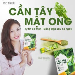 Thumbnail Cần Tây Mật Ong Motree Giảm Cân Đẹp Da Detox Cơ Thể hộp 14 gói 2