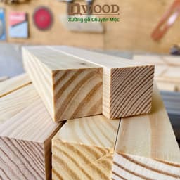 Thumbnail Thanh gỗ thông DWOOD vuông 3cm dài 20cm - 30cm đã xử lý đẹp các bề mặt 1
