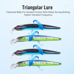 Thumbnail Kingdom Hot Jerkbaits Mồi Câu Cá 60mm 6g 80mm 9g 95mm 14g 105mm 18.6g Chìm Minnow Dụ Mồi Cứng Mồi Câu Cá Mồi Wobblers 4