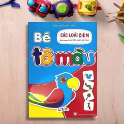 Thumbnail Sách - Bé Tô Màu (Bộ 10 Cuốn Dành Cho Trẻ 3-6 Tuổi Song Ngữ Việt Anh) 4