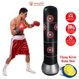 Thumbnail Vỏ Trụ Đấm Bốc Boxing Muay Thái Karate Tự Cân Bằng Cao Cấp – Kèm Bộ Bơm Hơi – Chính Hãng Amalife 3