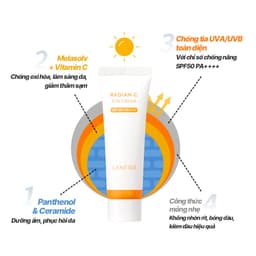 Thumbnail Kem chống nắng Laneige Radian-C Sun Cream SPF 50+ PA++++ 50ML 3