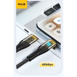 Thumbnail Dây cáp sạc nhanh 66W type-C to Type-C AKUS - D59 - Hàng chính hãng - BH 12 tháng 4