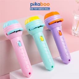 Thumbnail Đèn pin chiếu hình Pikaboo 24 hình ngộ nghĩnh đáng yêu đa dạng các hình chủ đề gần gũi cho bé yêu 2