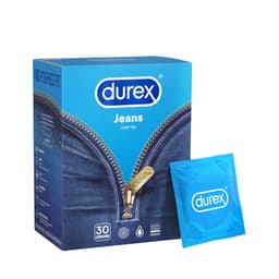 Thumbnail Bao cao su Durex Jeans cơ bản, bôi trơn, size 52.5mm, hộp 30 bao 1