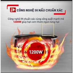 Thumbnail Nồi cơm điện tử cao tần Tefal RK818A68 - 1.8L - Lòng nồi niêu - Giữ ấm 12h - Bảo hành 2 năm 3