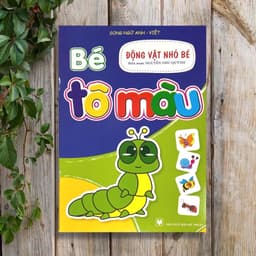 Thumbnail Sách - Bé Tô Màu (Bộ 10 Cuốn Dành Cho Trẻ 3-6 Tuổi Song Ngữ Việt Anh) 3