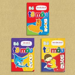 Thumbnail Sách (Tặng Màu) - Bé Tô Màu (Bộ 20 Cuốn Dành Cho Trẻ 3-6 Tuổi Song Ngữ Việt Anh)- Tặng màu 4