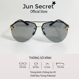 Thumbnail Mắt kính mát nam đổi màu nhẹ cao cấp Jun Secret dùng cả ngày và đêm, tròng Polaroid chống bụi, chống tia UV JS70A67 1